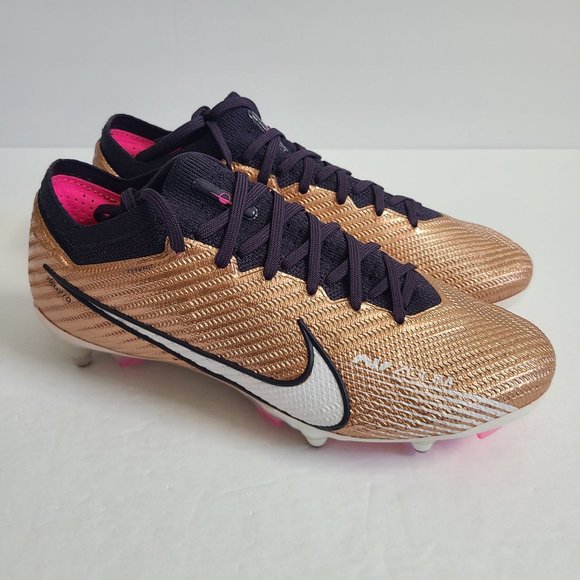 NEW Nike Zoom Vapor 15 Elite SG Pro AC Soccer Cleats DR5937-811 Size 6 Metallic main image 7